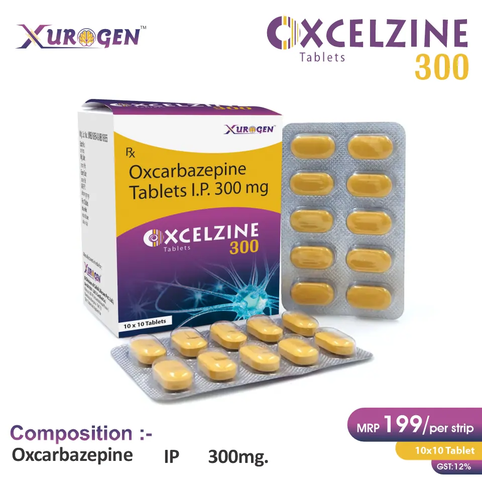 Oxcarbazepine 300mg Tablet | Best Price for PCD Pharma Franchise in Antiepileptic Segment